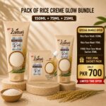 Bundle of Rice & Niacinamide Facewash 150ML and 75ML with Sachet pack Free