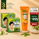Bundle of 2 Zaitun Beauty Cream with a 150ML Vitamin C Facewash